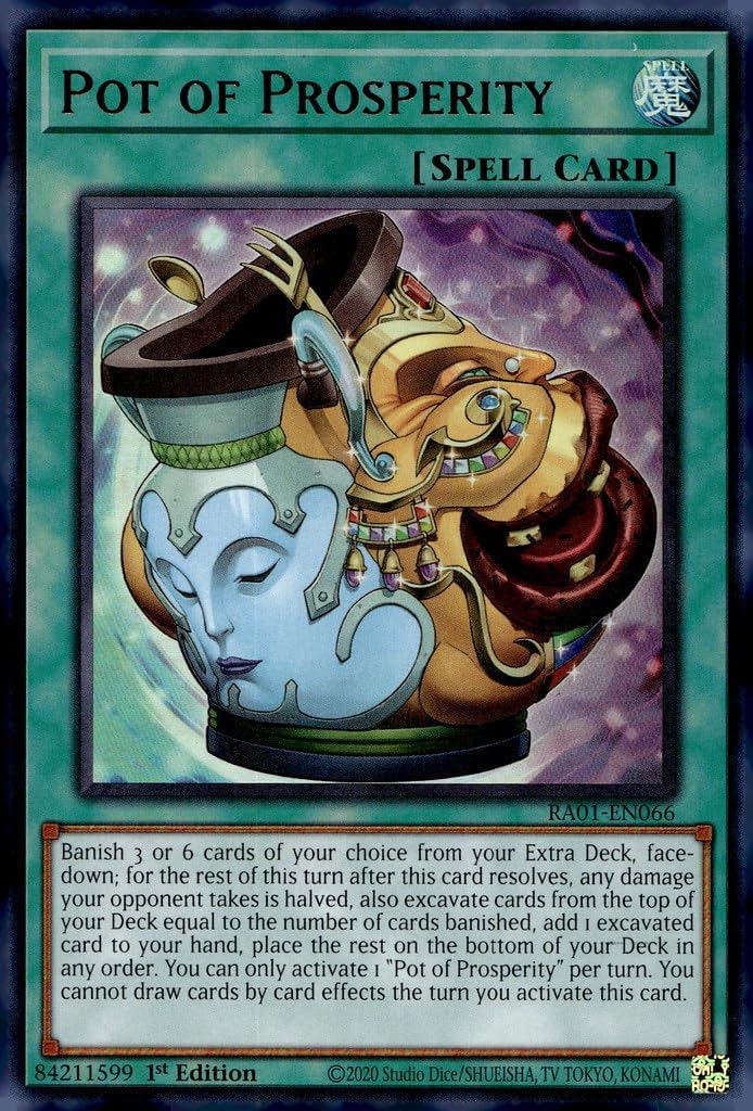 Yu-Gi-Oh! Pot of Prosperity (UR) - RA01-EN066 - Ultra Rare - 1st Edition