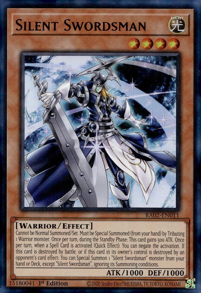 Silent Swordsman (UR) - RA02-EN011 - Ultra Rare - 1st Edition