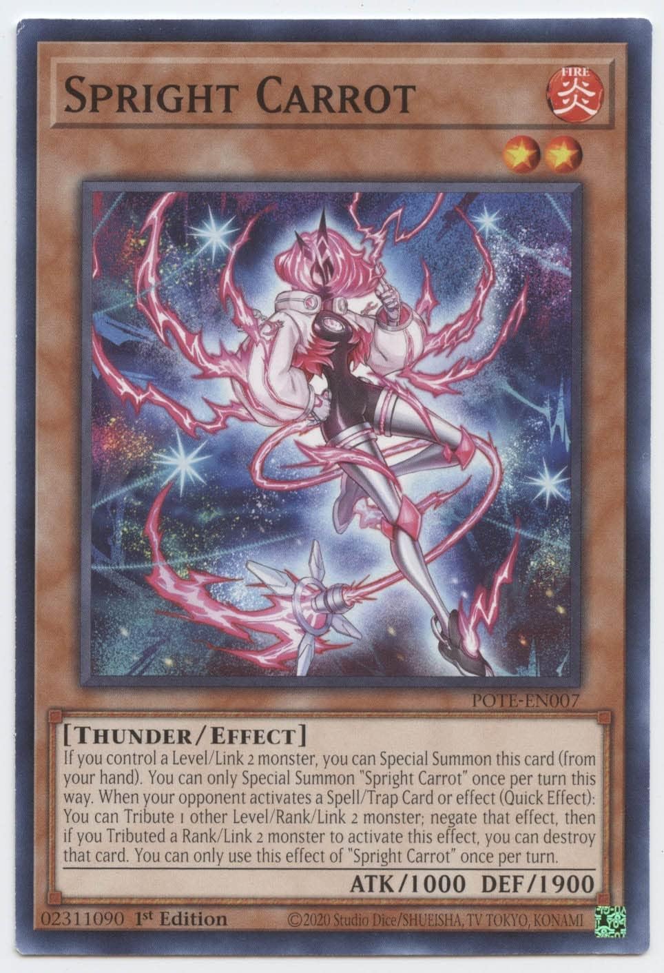 Spright Carrot - POTE-EN007 - Common - 1st Edition