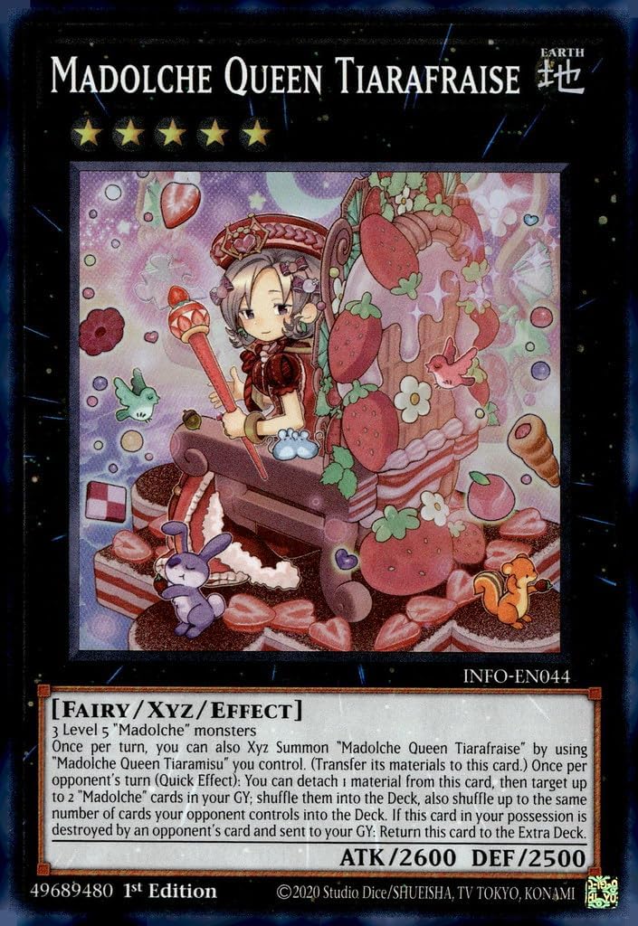 Madolche Queen Tiarafraise - INFO-EN044 - Super Rare - 1st Edition