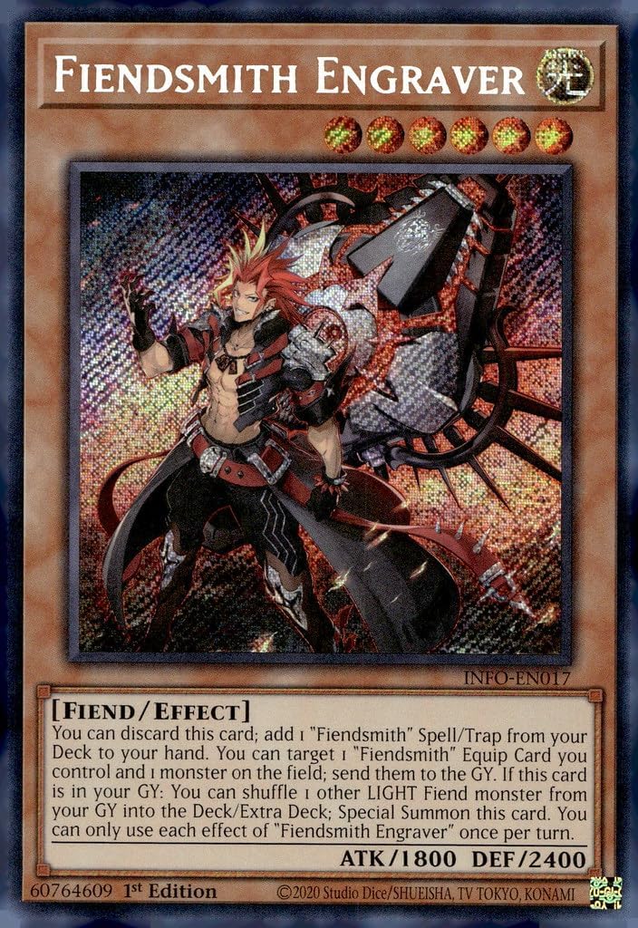 Fiendsmith Engraver - INFO-EN017 - Secret Rare - 1st Edition