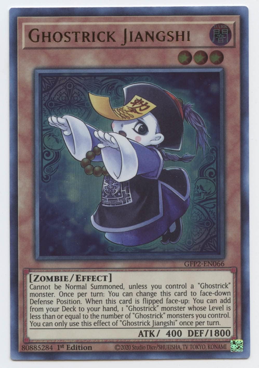 Ghostrick Jiangshi - GFP2-EN066 - Ultra Rare - 1st Edition