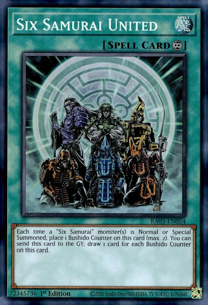 Six Samurai United - RA03-EN054 - Super Rare - 1st Edition