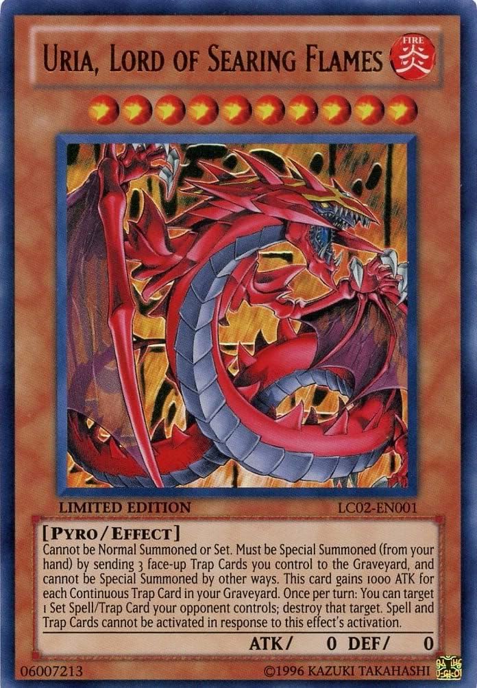 URIA, LORD OF SEARING FLAMES - LC02-EN001 - Ultra Rare