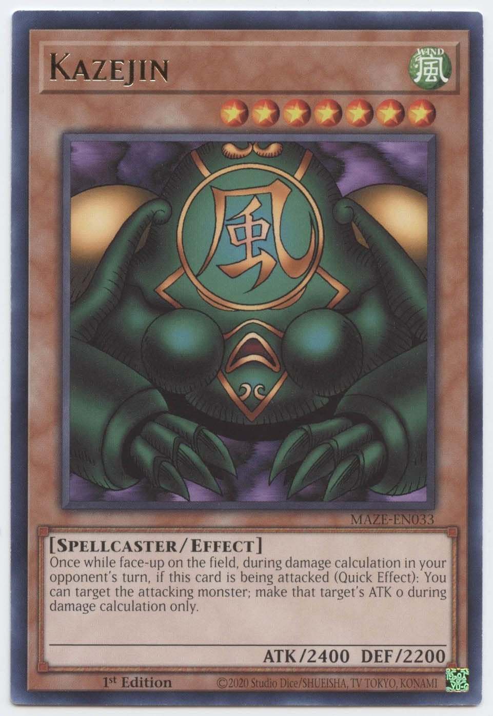 Kazejin - MAZE-EN033 - Rare - 1st Edition