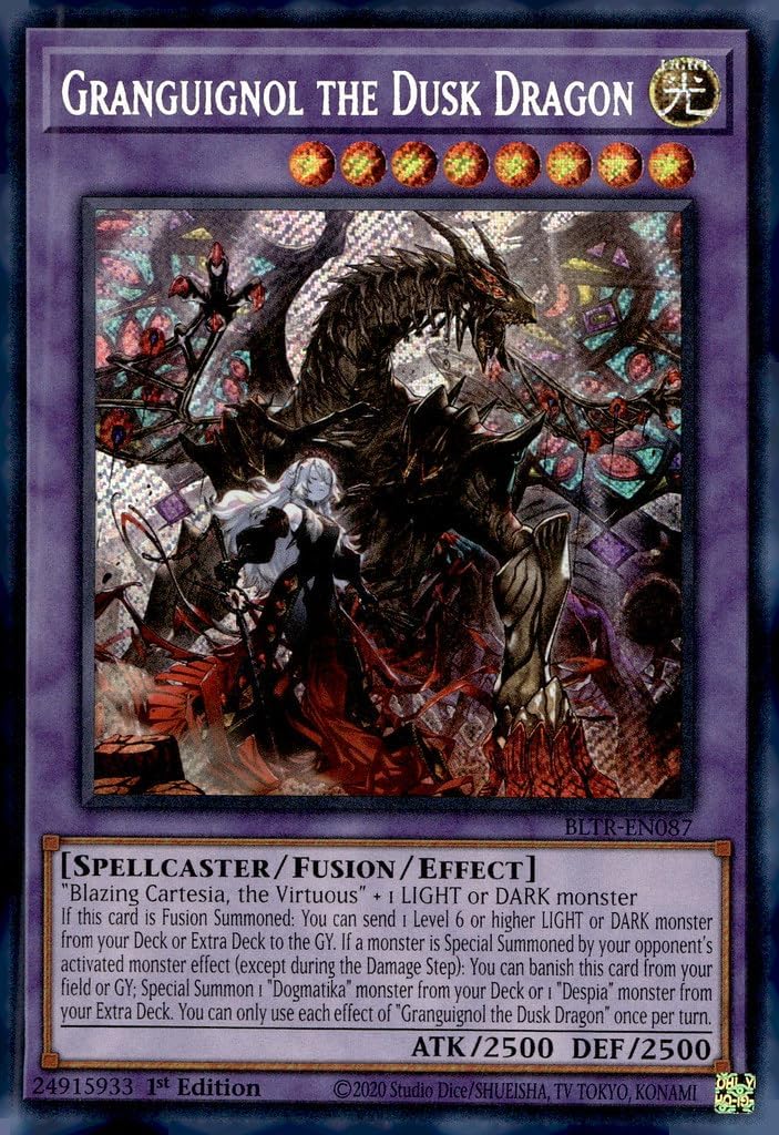 Granguignol The Dusk Dragon - BLTR-EN087 - Secret Rare - 1st Edition