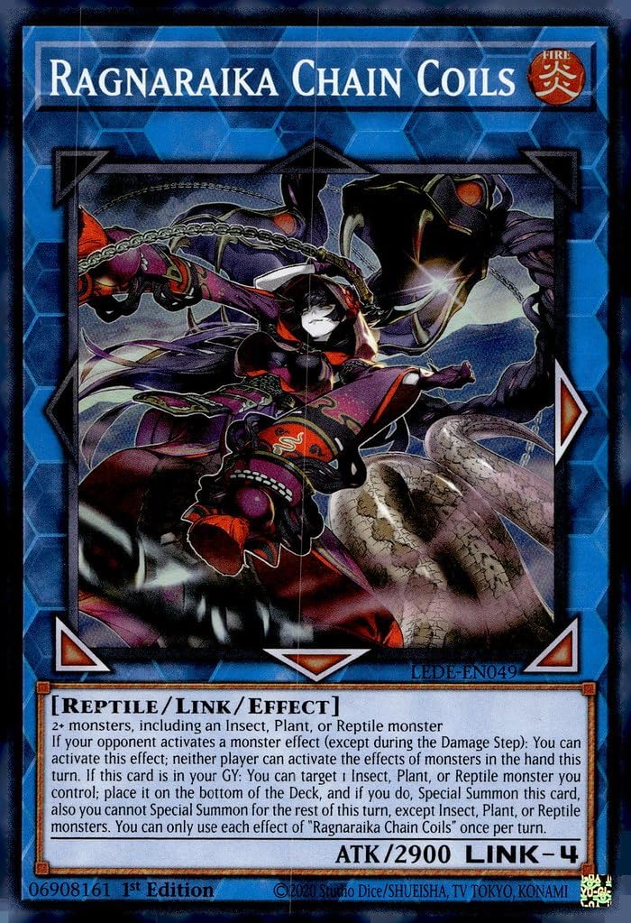 Ragnaraika Chain Coils - LEDE-EN049 - Super Rare - 1st Edition