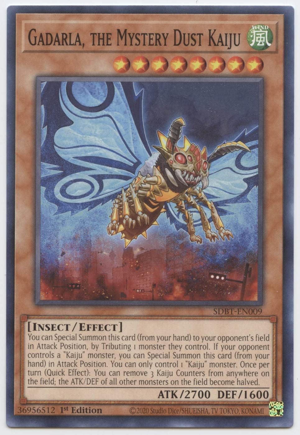 Gadarla, The Mystery Dust Kaiju - SDBT-EN009 - Common - 1st Edition