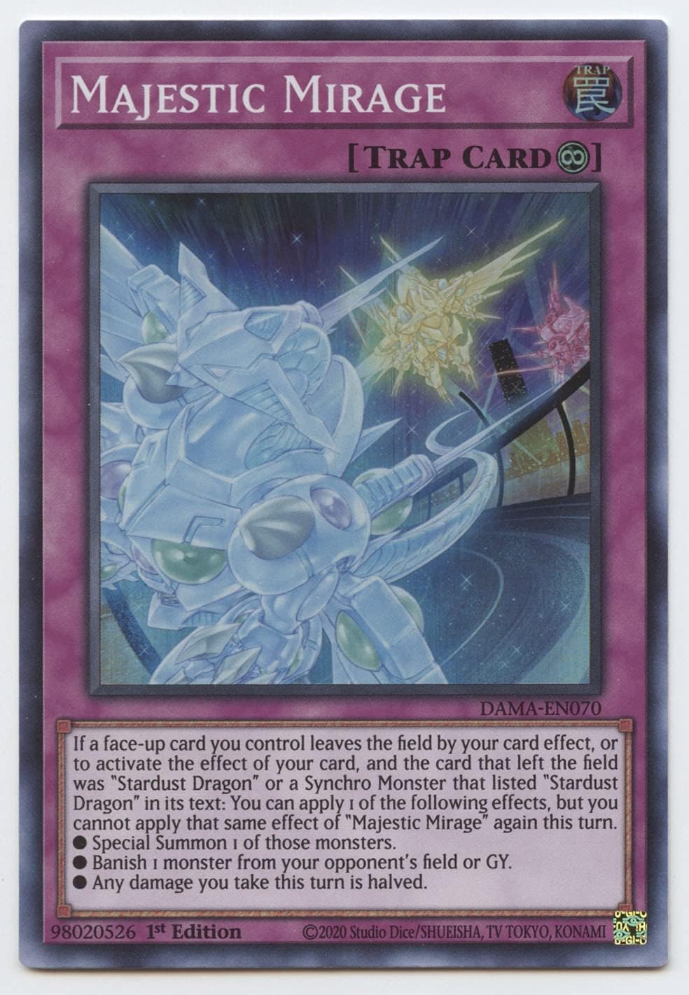 Majestic Mirage - DAMA-EN070 - Super Rare - 1st Edition