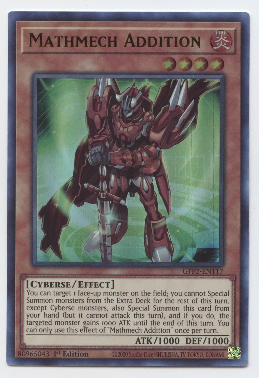 Mathmech Addition - GFP2-EN117 - Ultra Rare - 1st Edition