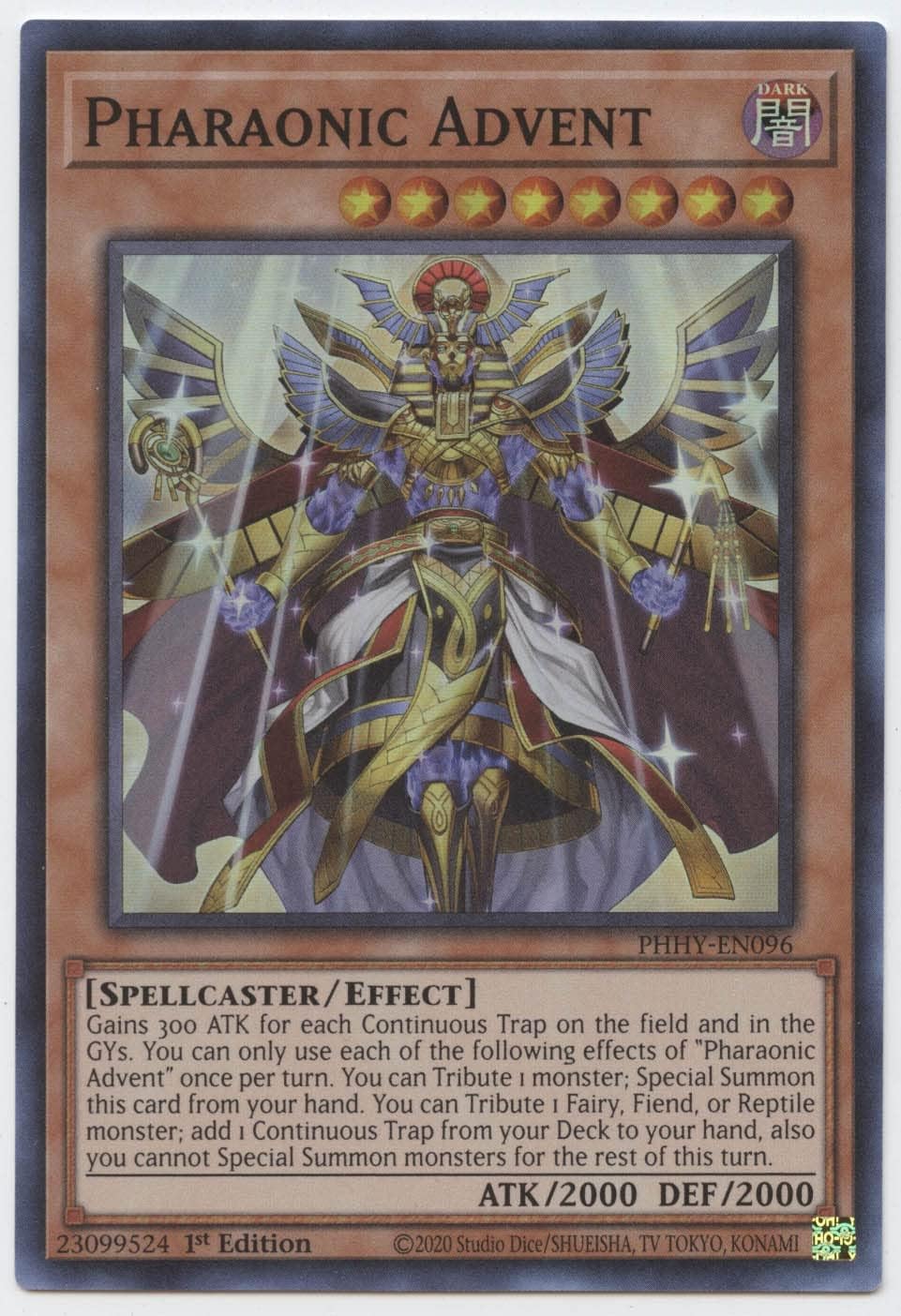 Pharaonic Advent - PHHY-EN096 - Super Rare 1st Edition Yugioh