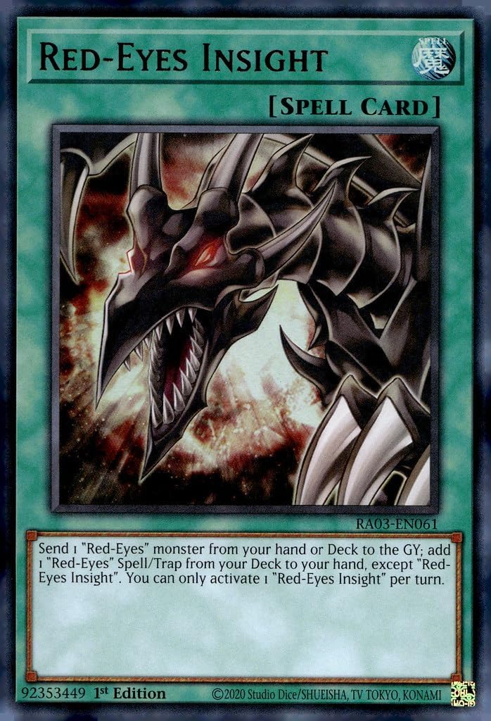 Red-Eyes Insight (UR) - RA03-EN061 - Ultra Rare - 1st Edition