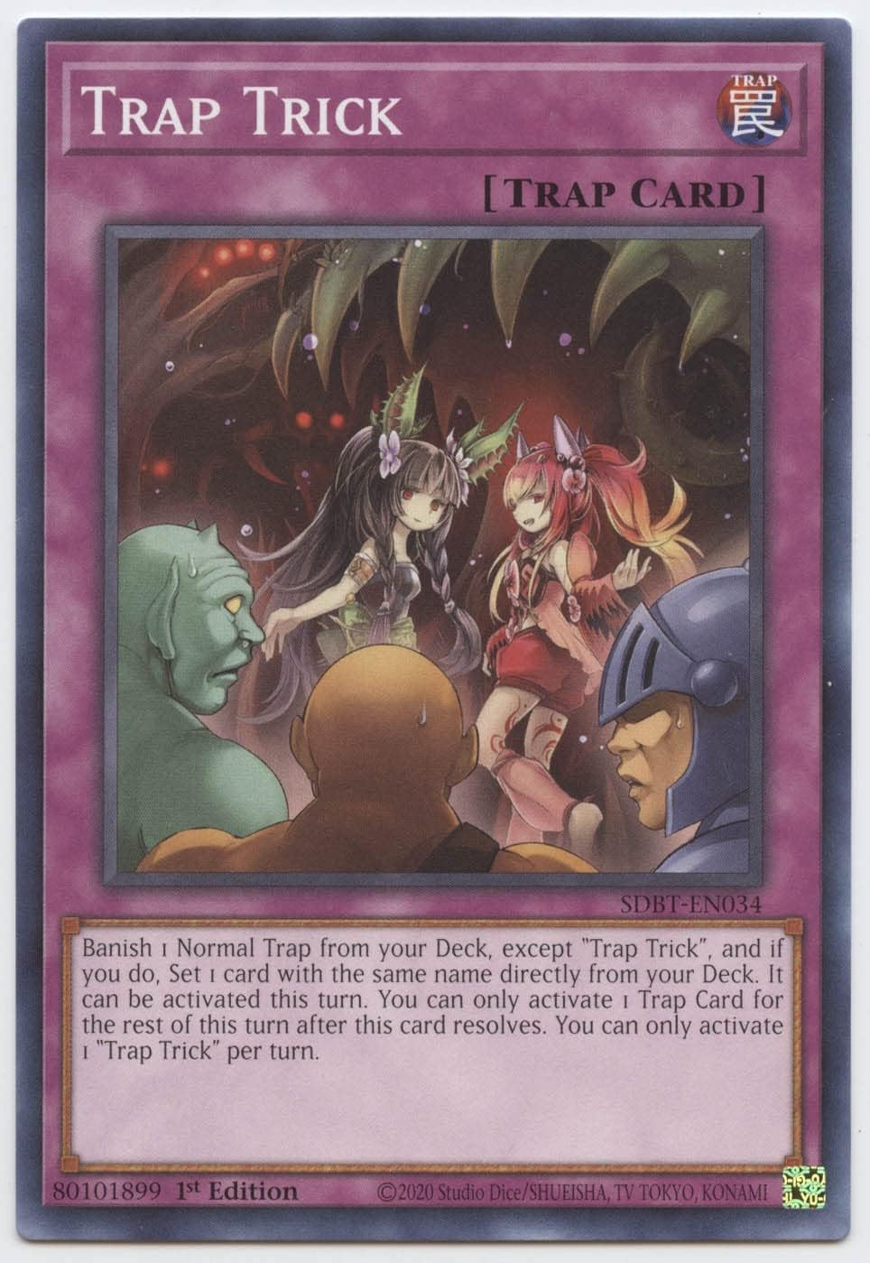 YU-GI-OH! Trap Trick - SDBT-EN034 - Common - 1st Edition