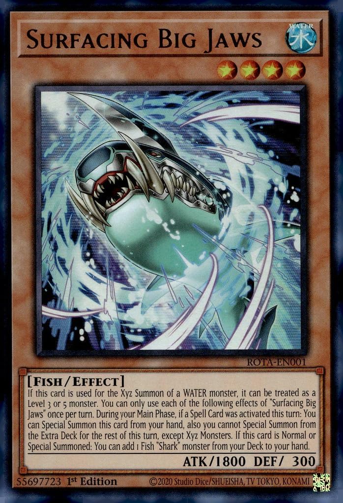 Surfacing Big Jaws - ROTA-EN001 - Ultra Rare - 1st Edition