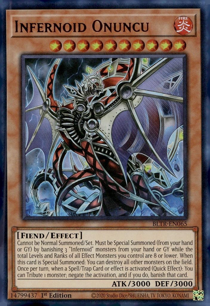 Infernoid Onuncu - BLTR-EN065 - Ultra Rare - 1st Edition