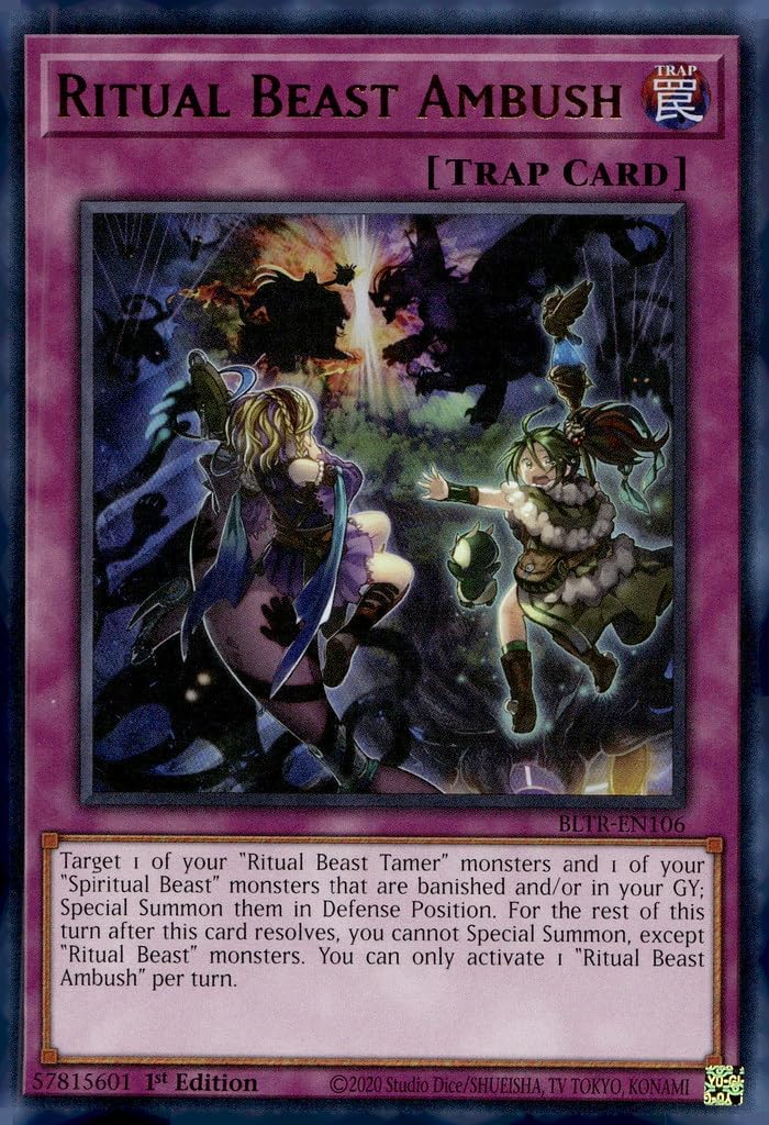 Ritual Beast Ambush - BLTR-EN106 - Ultra Rare - 1st Edition