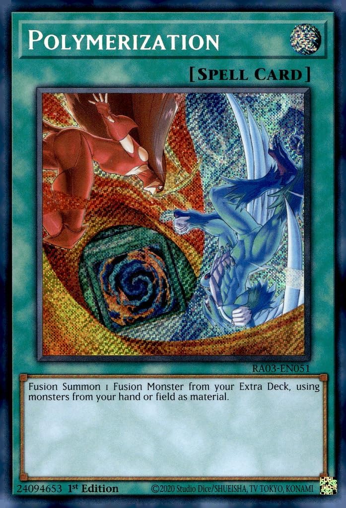 Polymerization (B) (Hero Art) (Secret Rare) - RA03-EN051 - Secret Rare - 1st Edition