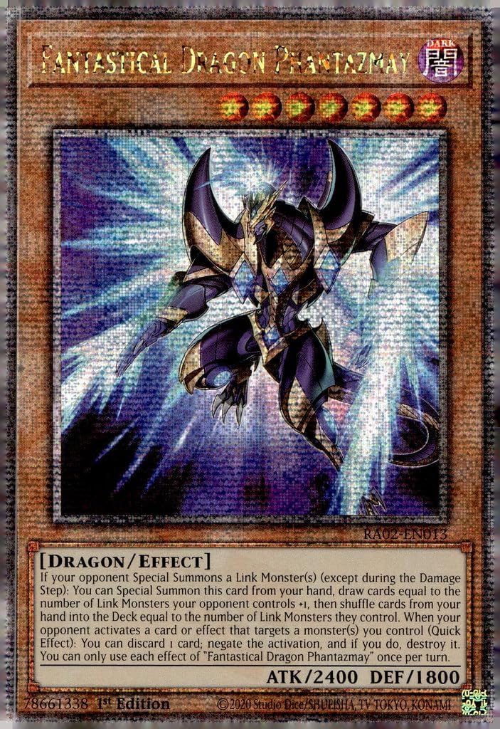 Fantastical Dragon Phantazmay (Alternate Art) (Quarter Century Secret Rare) - RA02-EN013 - Quarter Century Secret Rare - 1st Edition
