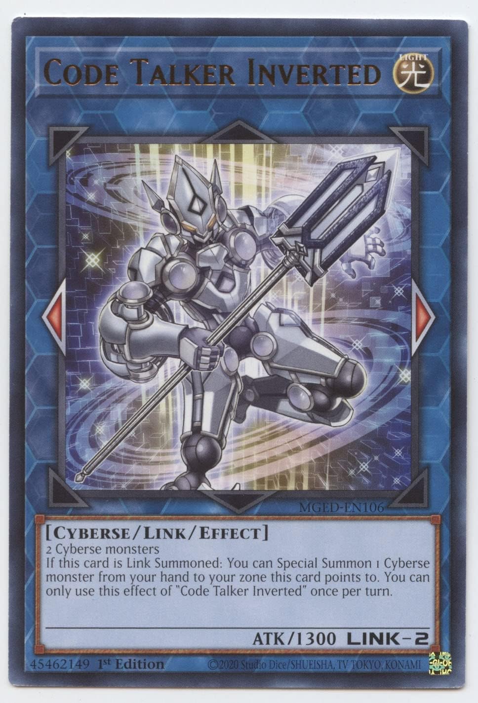 Code Talker Inverted - MGED-EN106 - Rare - 1st Edition