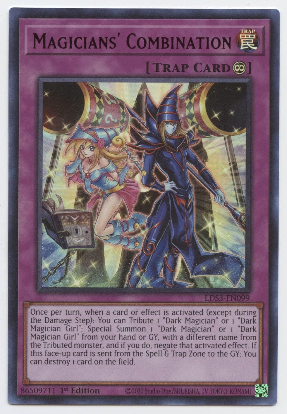 Magicians Combination (Red) - LDS3-EN099 - Ultra Rare - 1st Edition