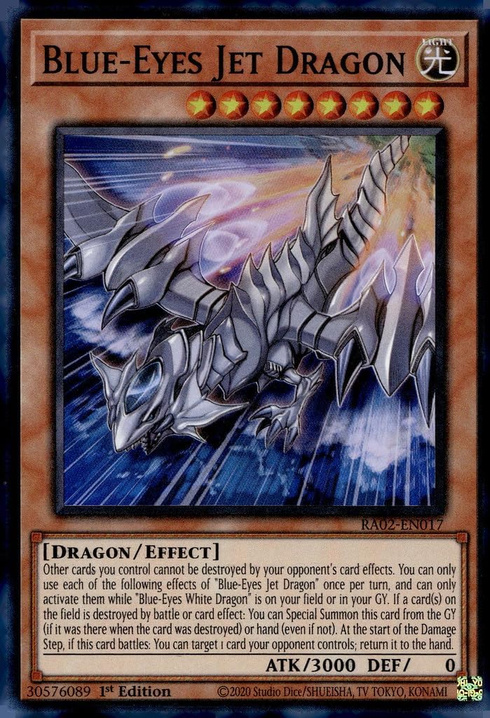 Blue-Eyes Jet Dragon - RA02-EN017 - Super Rare - 1st Edition