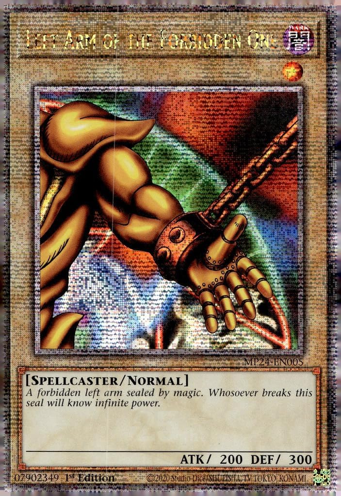Left Arm of The Forbidden One - MP24-EN005 - Quarter Century Secret Rare - 1st Edition