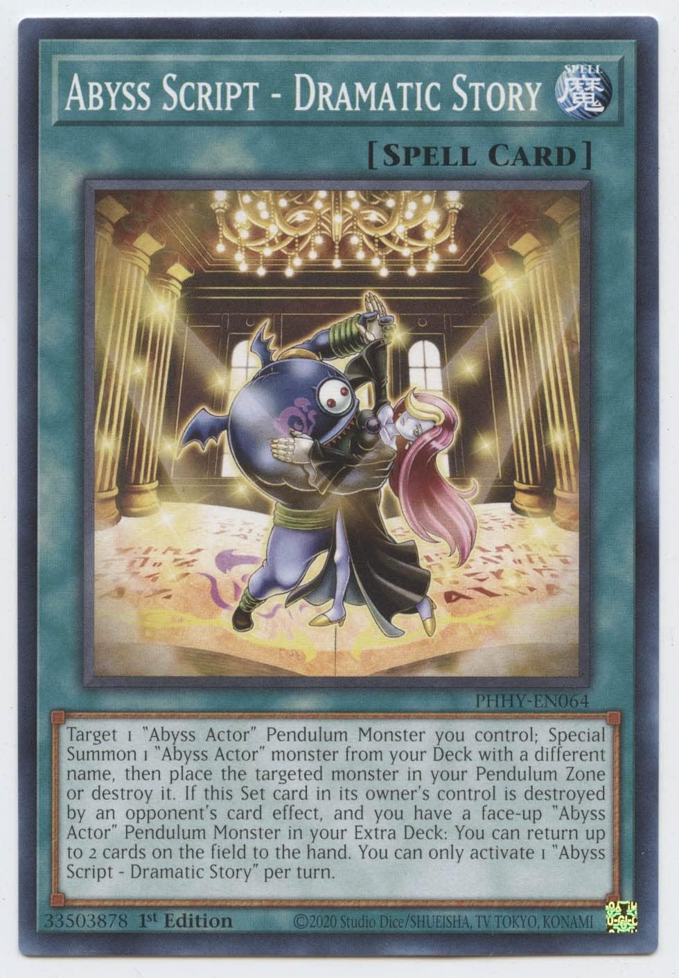 YU-GI-OH! Abyss Script - Dramatic Story - PHHY-EN064 - Common - 1st Edition