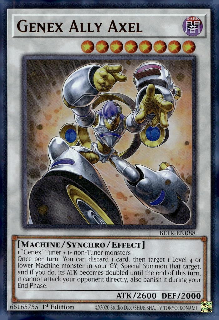 Genex Ally Axel - BLTR-EN088 - Ultra Rare - 1st Edition