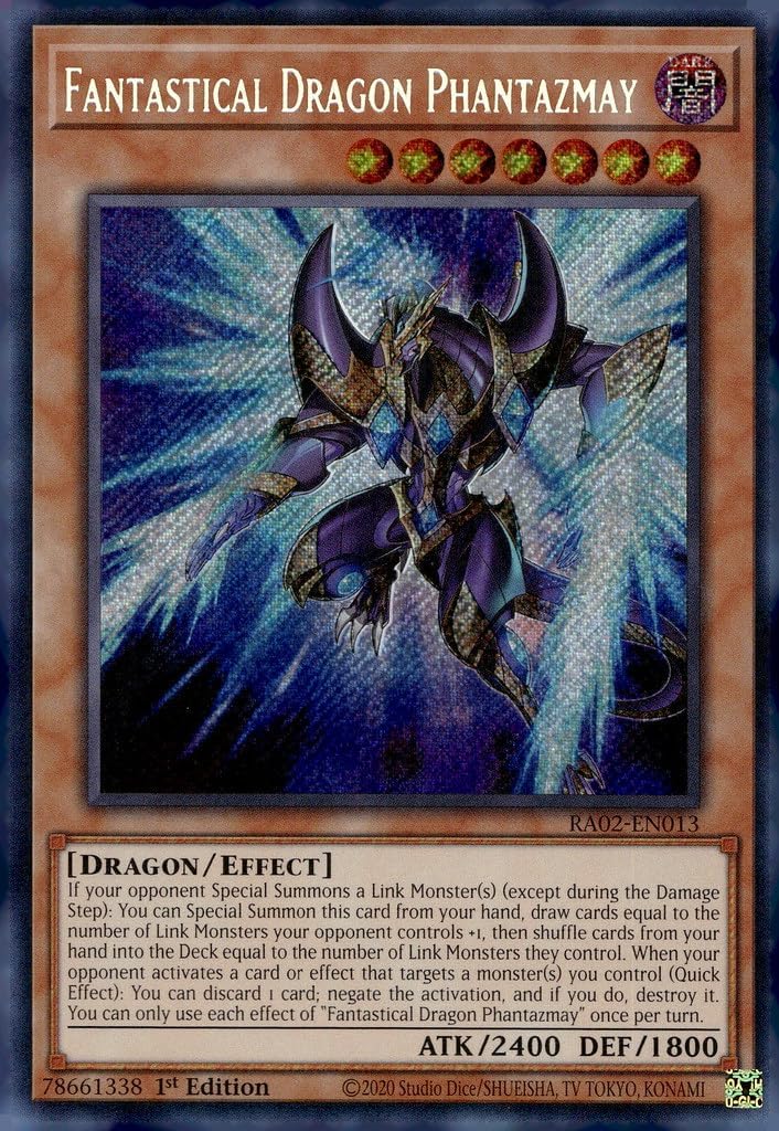 Fantastical Dragon Phantazmay (Alternate Art) (Secret Rare) - RA02-EN013 - Secret Rare - 1st Edition