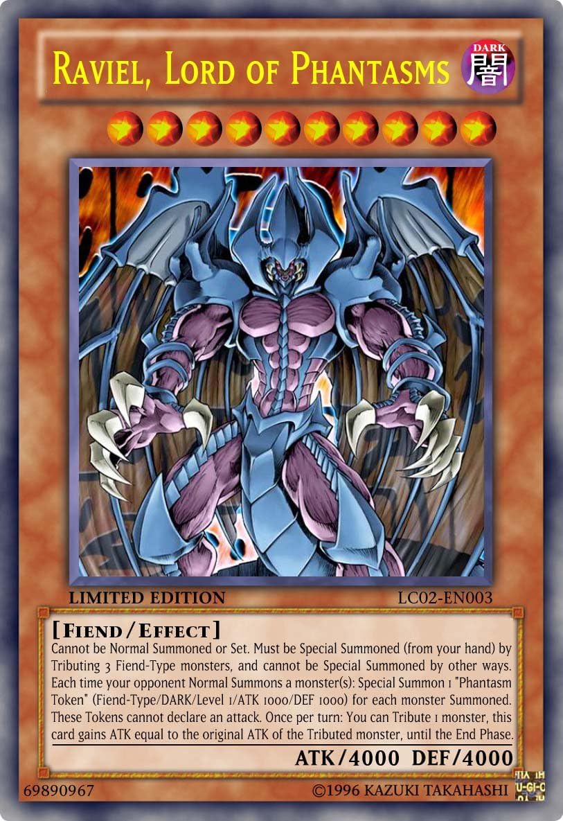 YuGiOh : LC02-EN003 Limited Ed Raviel, Lord of Phantasms Ultra Rare Card - ( Yu-Gi-Oh! Single Card )