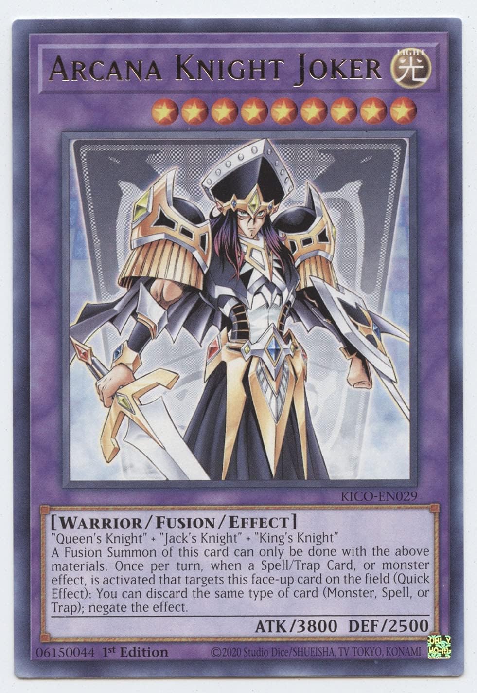 Arcana Knight Joker - KICO-EN029 - Rare - 1st Edition