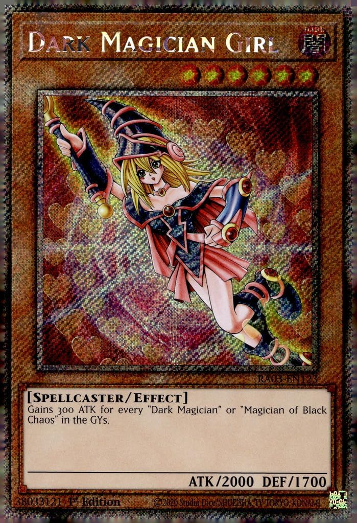 Dark Magician Girl (Platinum Secret Rare) - RA03-EN123 - Platinum Secret Rare - 1st Edition