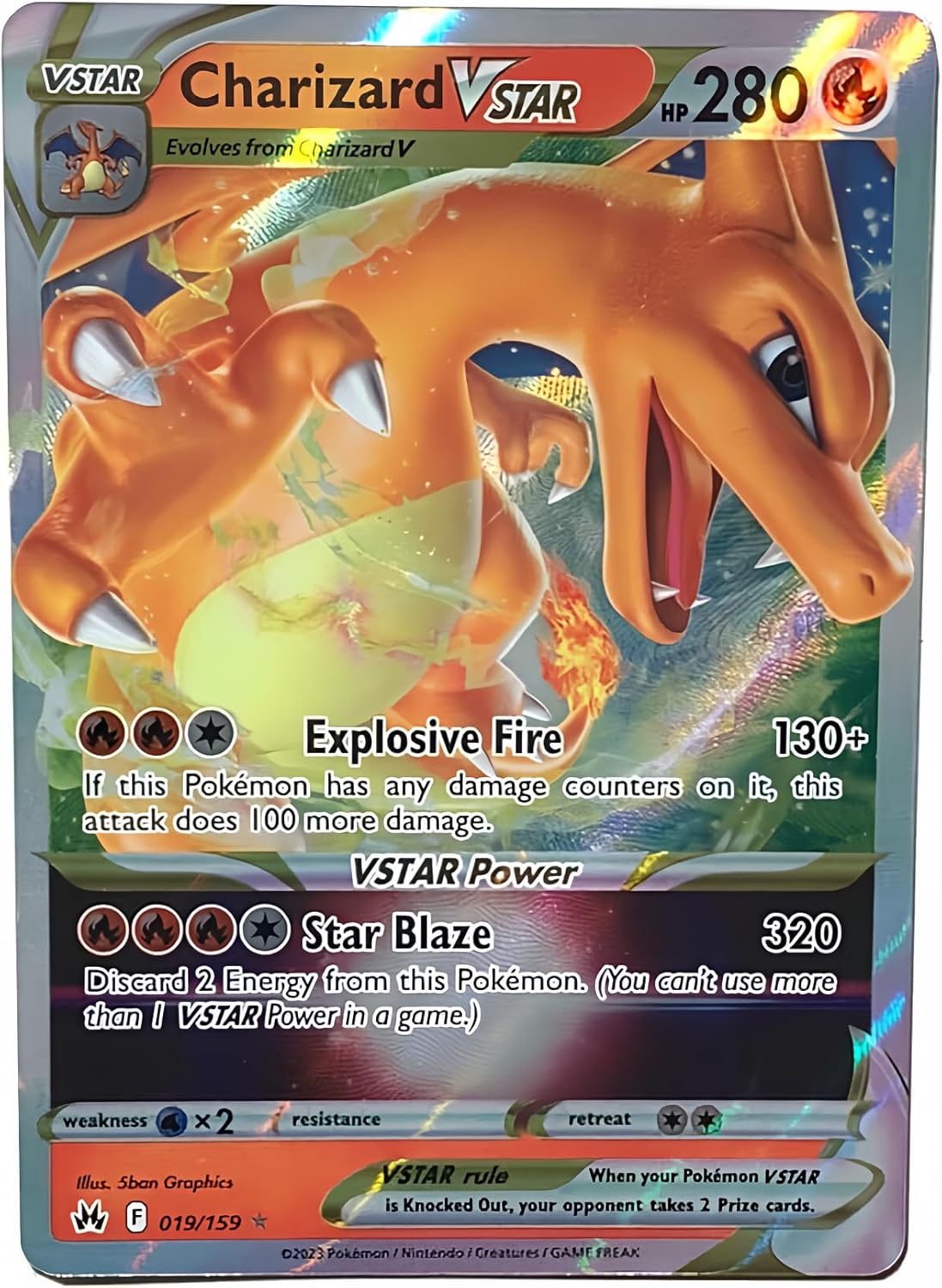 Pokemon - Charizard VSTAR 019/159 - Crown Zenith - Ultra Rare