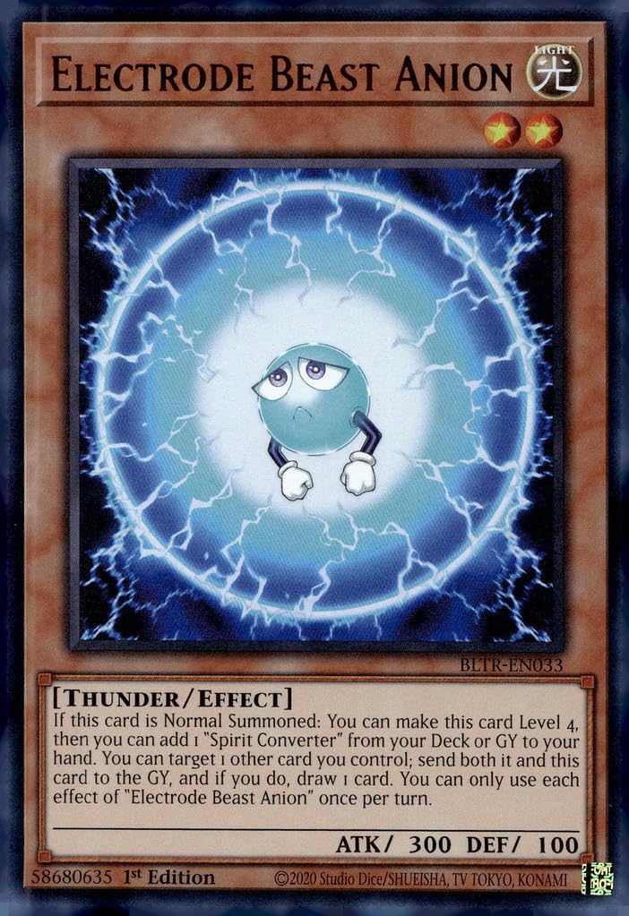 Electrode Beast Anion - BLTR-EN033 - Ultra Rare - 1st Edition