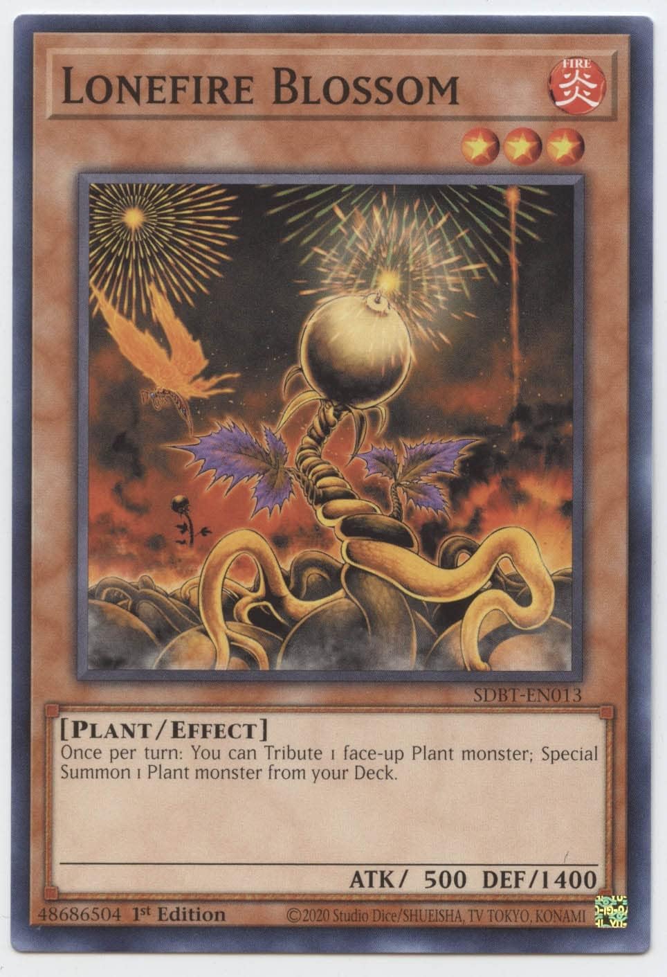 Lonefire Blossom - SDBT-EN013 - Common - 1st Edition