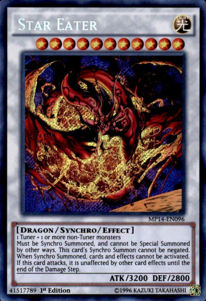 Yu-Gi-Oh! - Star Eater (MP14-EN096) - Mega Pack 2014 - 1st Edition - Secret Rare