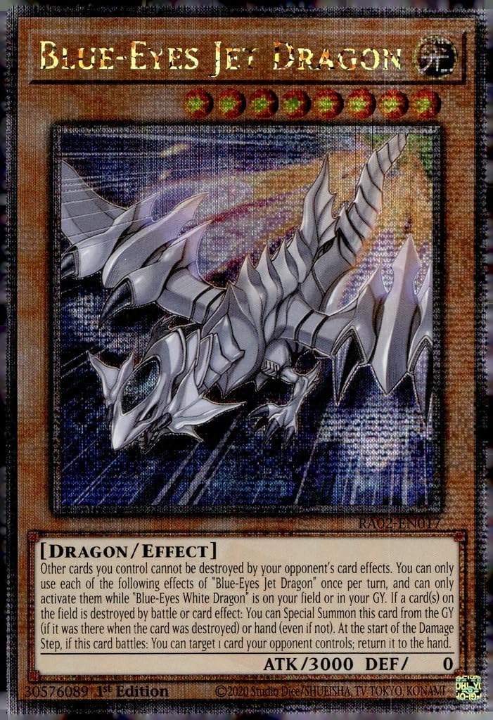 Blue-Eyes Jet Dragon (Quarter Century Secret Rare) - RA02-EN017 - Quarter Century Secret Rare - 1st Edition
