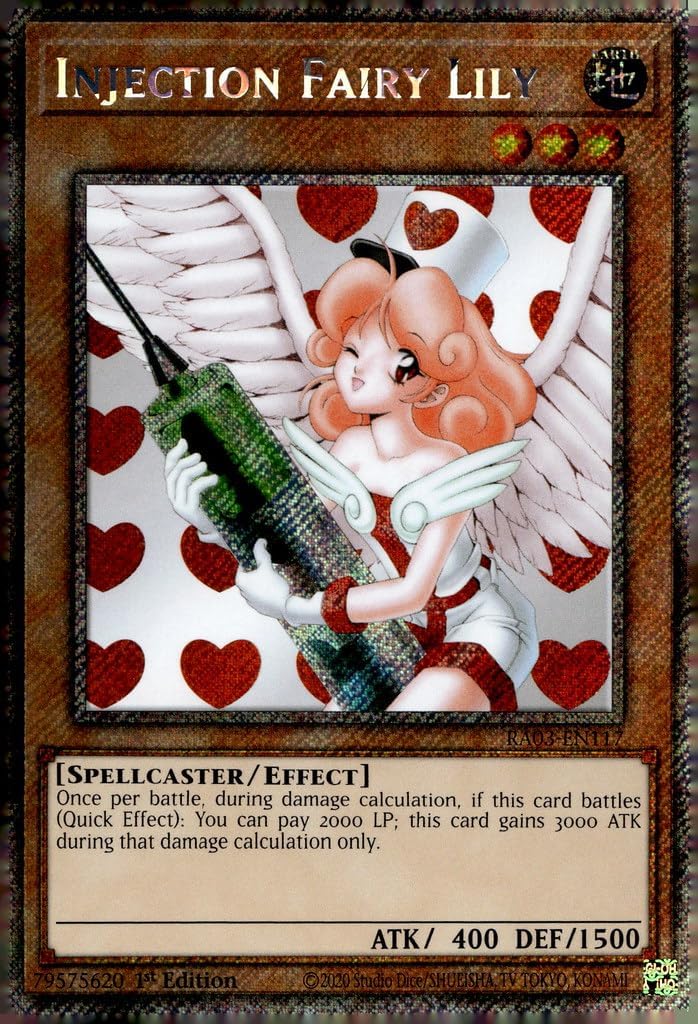 Injection Fairy Lily (Platinum Secret Rare) - RA03-EN117 - Platinum Secret Rare - 1st Edition