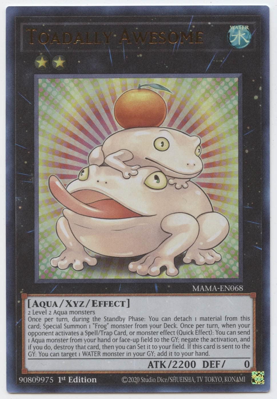 Toadally Awesome - MAMA-EN068 - Ultra Rare - 1st Edition
