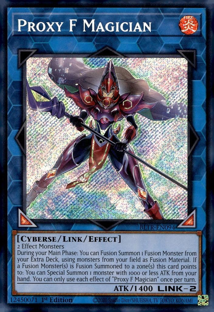 Proxy F Magician - BLTR-EN094 - Secret Rare - 1st Edition