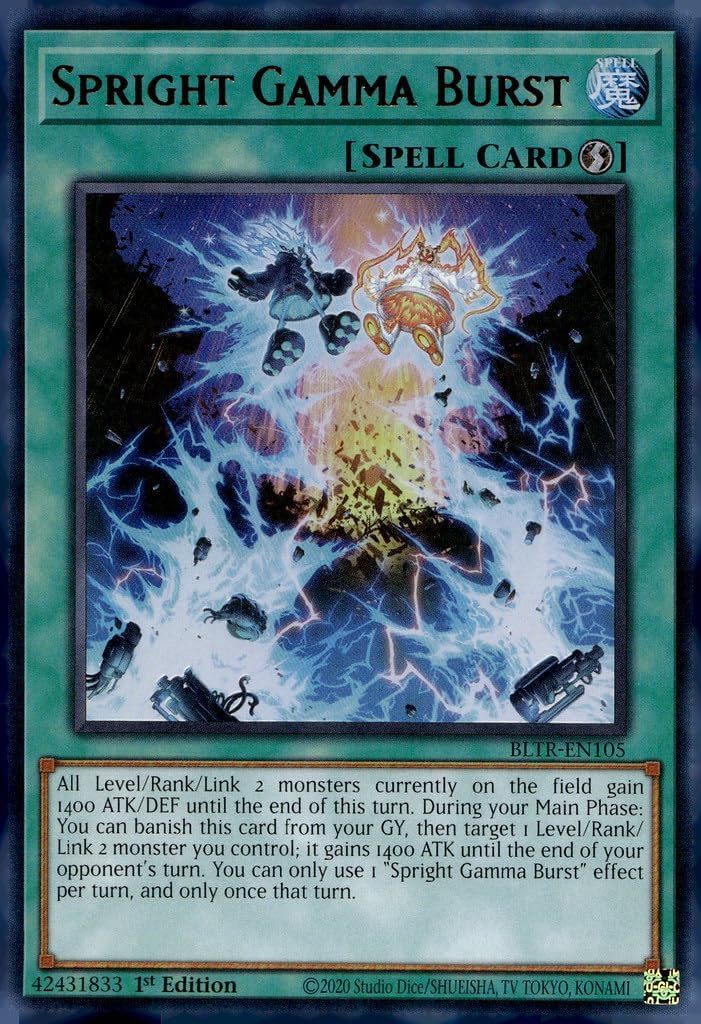 Spright Gamma Burst - BLTR-EN105 - Ultra Rare - 1st Edition