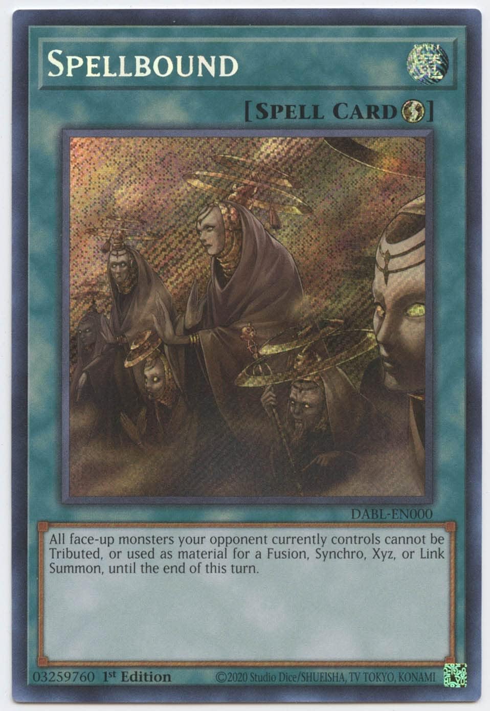 Spellbound - DABL-EN000 - Secret Rare - 1st Edition