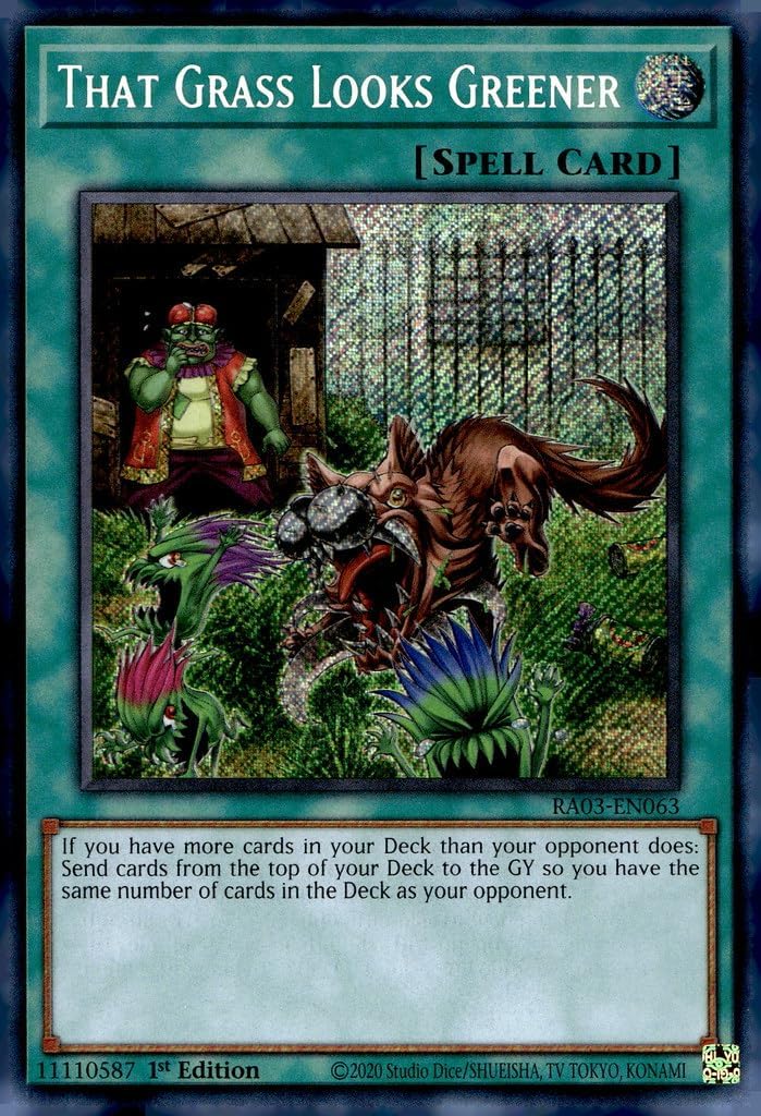 That Grass Looks Greener (Secret Rare) - RA03-EN063 - Secret Rare - 1st Edition