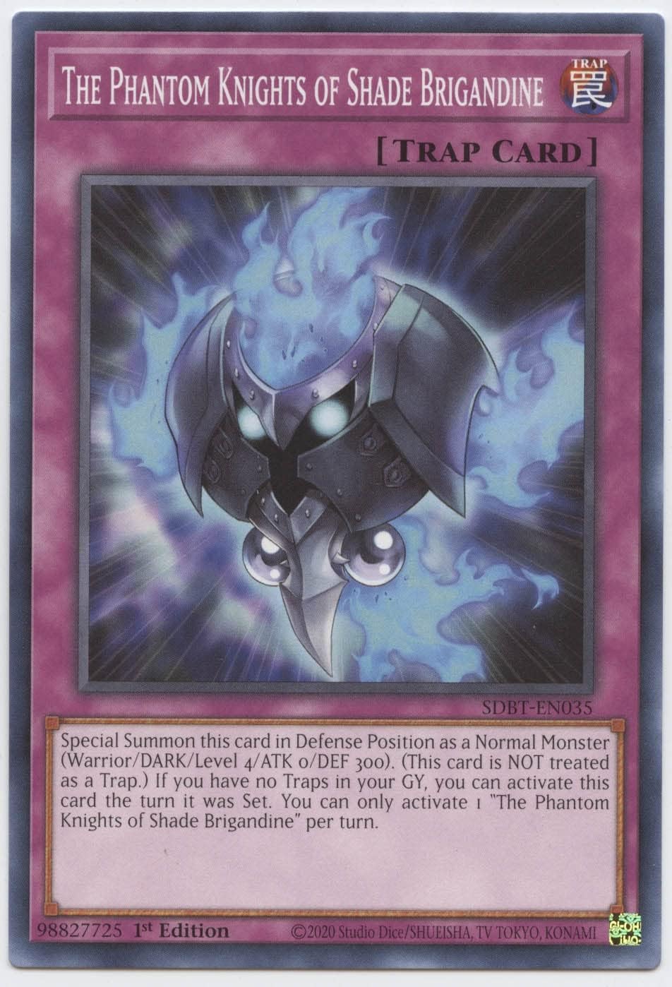 The Phantom Knights of Shade Brigandine - SDBT-EN035 - Common - 1st Edition