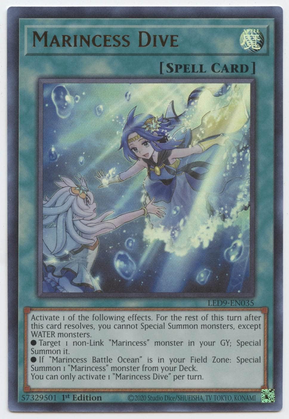Marincess Dive - LED9-EN035 - Ultra Rare - 1st Edition