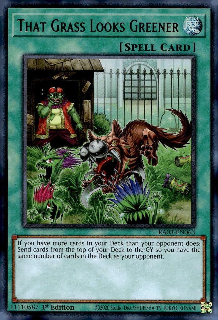 That Grass Looks Greener (UR) - RA03-EN063 - Ultra Rare - 1st Edition