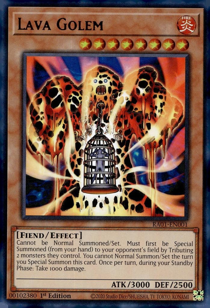 Lava Golem (UR) - RA01-EN001 - Ultra Rare - 1st Edition