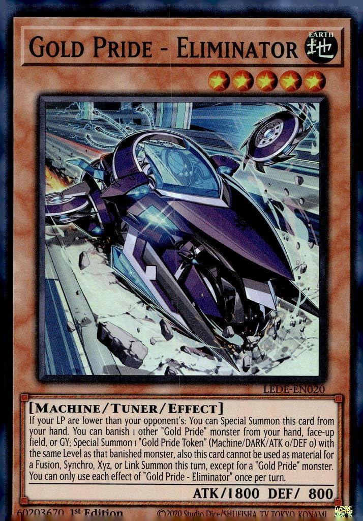 Gold Pride - Eliminator - LEDE-EN020 - Super Rare - 1st Edition