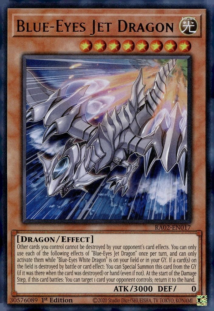 Blue-Eyes Jet Dragon (UR) - RA02-EN017 - Ultra Rare - 1st Edition