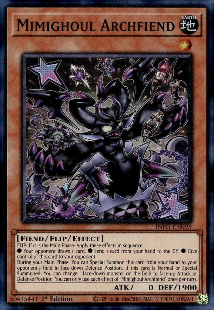 Mimighoul Archfiend - INFO-EN093 - Super Rare - 1st Edition